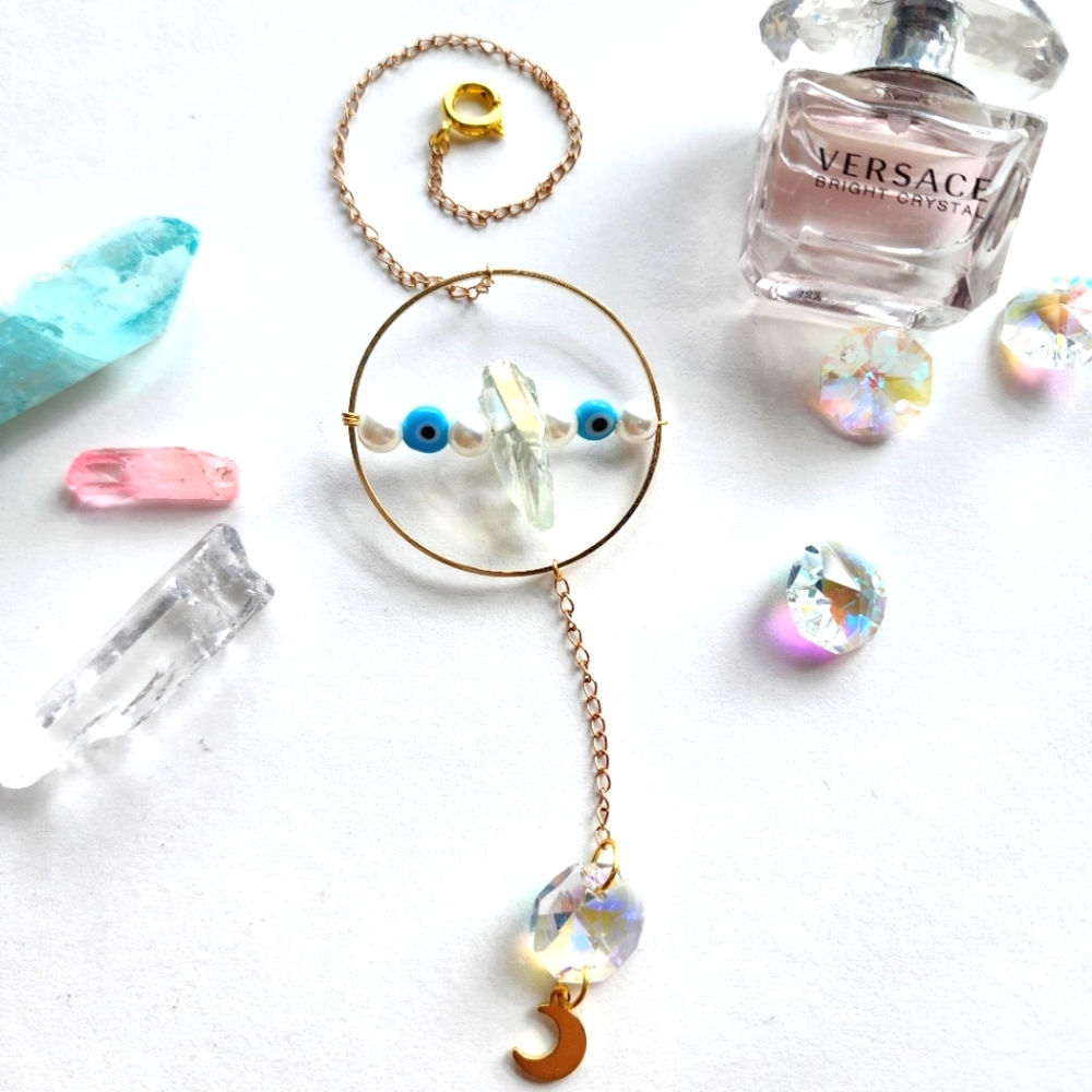 💙 Aura Quartz Car Hanging Decor Charm